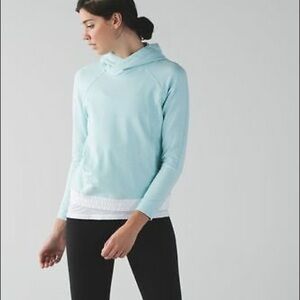 Lululemon Hoodie Women’s Size 8 Tranquil Blue All Good Pullover Sweater
